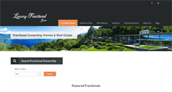 Desktop Screenshot of luxuryfractionalguide.com
