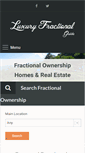 Mobile Screenshot of luxuryfractionalguide.com